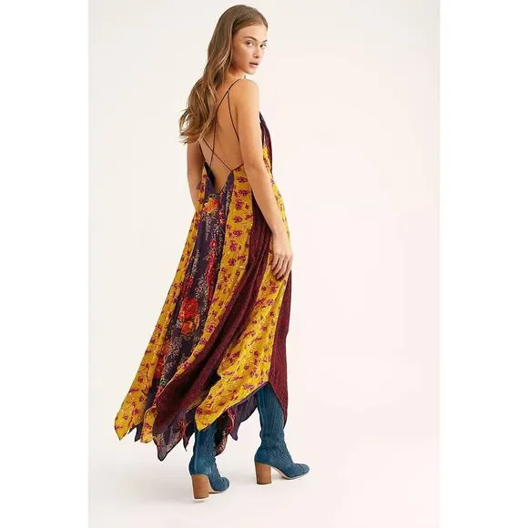 Free People Dream Catcher Maxi Dress Size 2 - Picture 3 of 9